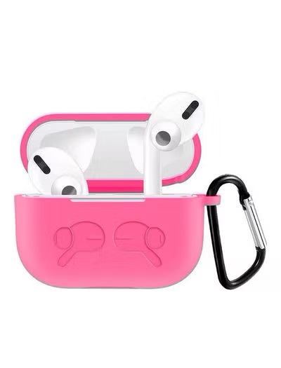 Silicone Case for Apple AirPods Pro- Hot Pink