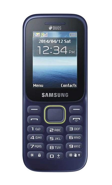 Samsung Guru Music 2 Dual Sim, 2G, Blue - B310 No Warranty