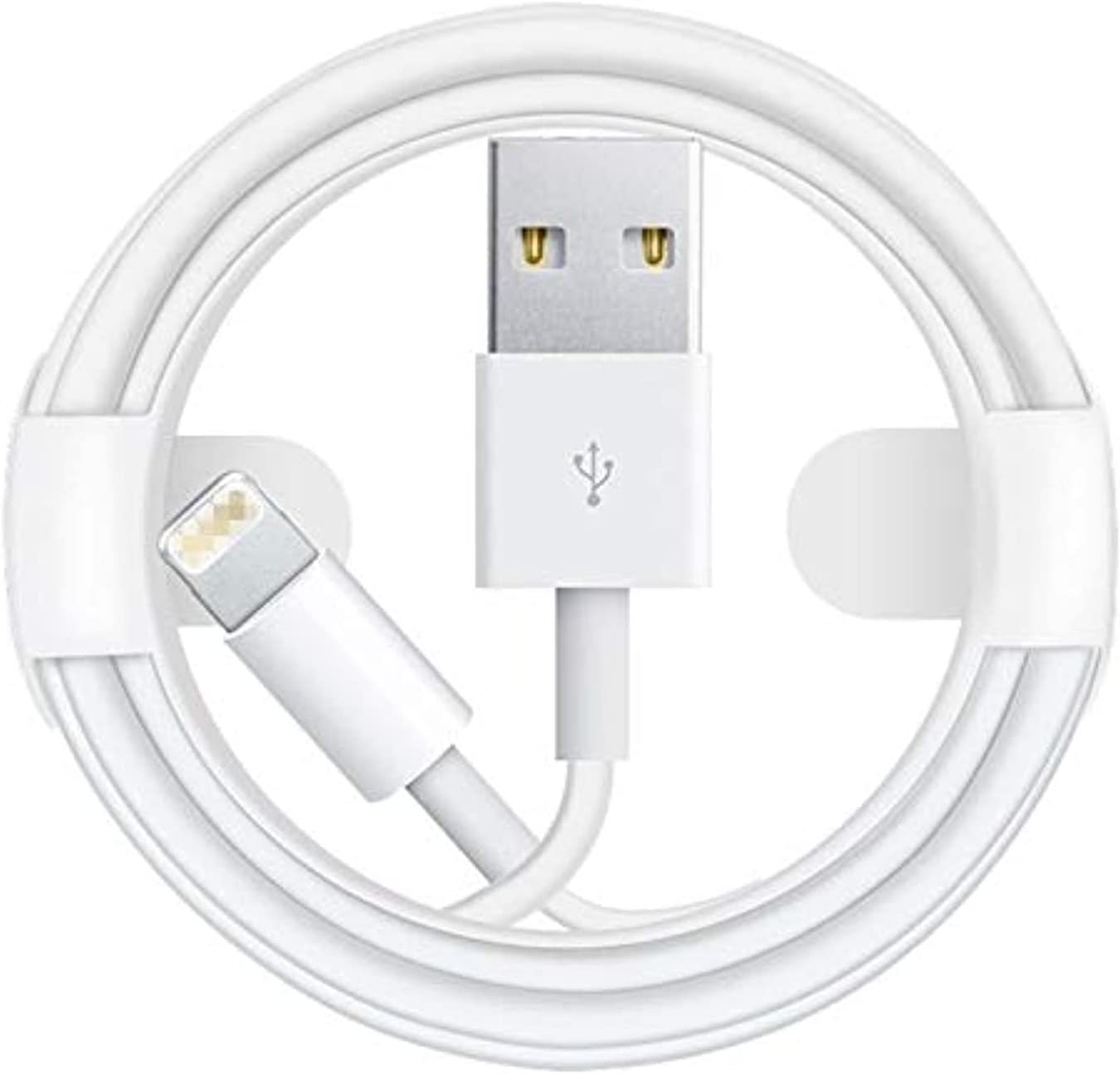 USB to Lightning Charging and Sync Cable, 2 Meters - White