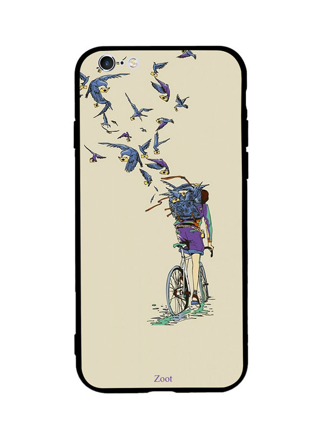Birds Carrying Letters Printed Back Cover for Apple iPhone 6S Plus
