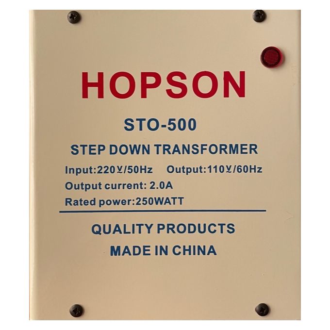 محول خفض الجهد هوبسون، من 220 إلى 110 فولت، بيج - STO-500