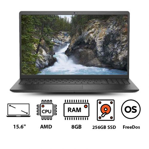 Dell Vostro 3515 Laptop, AMD Ryzen 5- 3450U, 15.6 Inch Dell Vostro 3515 Laptop, AMD Ryzen 5- 3450U, 15.6 Inch