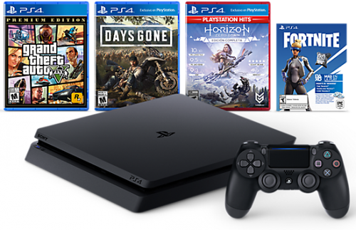 CONSOLA PLAYSTATION 4 SLIM NEGRO 1TB MEGAPACK 6