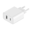 Xiaomi Charger, Type-A And Type-C Ports, 33 Watt, White - BHR4996GL