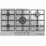 Ecomatic Built-In Gas Hob, 5 Burners, Stainless Steel - S9003M