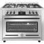 Unionaire Gas Cooker, 5 Burners, Stainless Steel - C69SS-GC-383-ICS2F-OS2-2W-AL