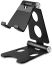 Foldable Phone and Tablet Stand - Black