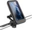 Bicycle Mobile Phone Holder Waterproof Smartphone Holder with Touch Screen 360° Rotation, Height Adjustable for iPhone Samsung Galaxy Huawei 6.5