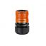 Claber Automatic Coupling with Aquastop System, Black/Orange - 8567