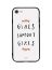 Zoot Girls Support Girls Pattern Back Cover For IPhone SE