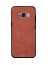 Zoot Folded Leather Pattern Printed Back Cover For Samsung Galaxy S8 Plus , Brown