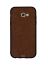 Zoot Folded Leather Pattern Printed Back Cover For Samsung Galaxy A7 2017 , Brown