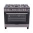 Fresh Free-standing Gas Stove, 5 Burners, Air Fryer Function, Stainless Steel - FRCOFS15383
