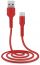 SBS Micro USB Charge and Data Transfer Cable, 1 Meter, Red - TECABLEMICROR