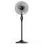 Tornado Stand Fan without Remote Control, 16 Inch, Black - TSF-16W