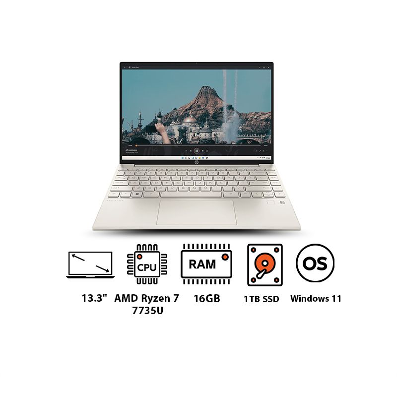 HP Pavilion Aero 13-be2004AU Laptop, AMD Ryzen 7 7735U, 1TB HP Pavilion Aero 13-be2004AU Laptop, AMD Ryzen 7 7735U, 1TB