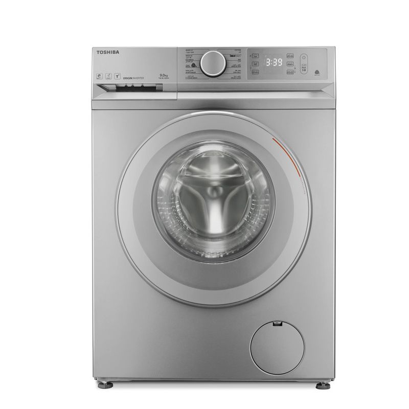 Toshiba Front Load Automatic Washing Machine, 8Kg, Inverter Motor, Silver -  TW-BL90A4EG(SS)