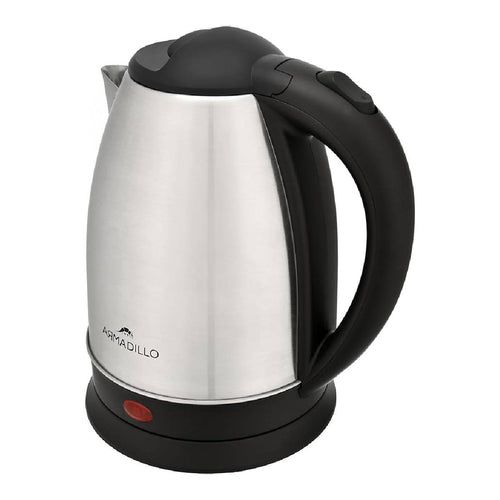 Armadillo Electric Kettle, 2 Liters, 1500 Watt, Silver- KTL-BK-0002