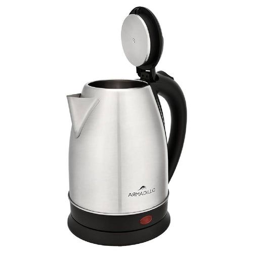 Armadillo Electric Kettle, 2 Liters, 1500 Watt, Silver- KTL-BK-0002