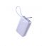 Anker 335 Wired Power Bank, 20000 mAh, 2 USB Ports and Built-in USB-C Cable, Violet - A1647HV1