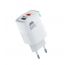 Majentik Wall Charger, 25 Watt, 2 Ports, Type-C, White - MC-002