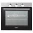 Teva Built-In Gas Oven With Grill, 60Cm, 82 Liters, Silver and  Black - QGSTLINOX