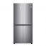 LG No Frost Refrigerator, 530 Litre, with Inverter Motor , Silver - GC-B22FTLFL