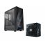 Cooler Master CMP520 ARGB Mid Tower Case, Black - CP520-KGNN-S00 With Elite Power Supply, 600 Watt - Black