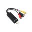 USB Video to DVD Audio Capture Card Converter - Black