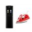 Koldair Cold and Normal Water Dispenser, 2 Taps, Black - KWD CB, With Sokany Steam Iron, 2000 Watt, Red- SK-YD-2111