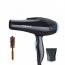 Sokany Hair Dryer with Wood Brush, 2300W, Black - HS-3618