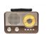 Meier Rechargeable Radio, Brown - M-1231BT