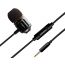 Moxom MH-06 Wired In Ear Earphone With Microphone - Black