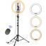 Ring Light with Tripod Stand - Black
