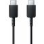 Samsung Type-C to Type-C Super Fast Charging and Data Cable - 1.2m, Black - EP-DG977