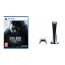 Sony PlayStation 5, 1 Wireless Controller, White - CFI-1016A01 MEE, with Resident Evil Village for Playstation 5