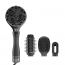 Rush Brush 4 In 1 Styler Hair Straightener Brush, 1200 Watt - Black