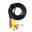 Keendex 3×3 RCA Cable, 1.5 Meters, Black - KX 2524