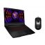 MSI Thin GF63 12UC Laptop, Intel Core i7-12650H, 512GB SSD, 16GB RAM, 15.6 Inch FHD Display, NVIDIA GeForce RTX 3050 4GB GDDR6, Dos- Black, with MSI Wired Mouse, Black- M88