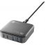 Cellularline Multipower Magnus USB Hub, 4 Ports, 100 Watt - Black