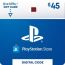 كارت ديجيتال PSN  سوني بلايستيشن 45 دولار - قطر