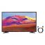 شاشة تلفزيون سمارت LED سامسونج 43 بوصة بدقة FHD بريسيفر داخلي UA43T5300AUXEG مع كابل HDMI مطلي بالذهب 1.5 متر هدية