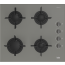 Beko Gas Built-in Hob, 590mm, 4 Burners, Grey - BOCD T 6010 EGE