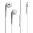 Wired In-Ear Headphones with Microphone - White