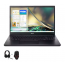 لاب توب اسير اسباير  7 A715-51G-57CH، شاشة 15.6 بوصة، انتل كور i5-1240P، هارد 512 جيجا SSD، رام 8 جيجا، كارت شاشة جي فورس RTX 3050 سعة 4 جيجا، فري دوس - اسود مع ماوس نيترو وسماعة راس