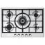 Elba Gas Built-in Hob, 75cm, 5 Burners, Silver - ELIO 75-545