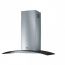 Franke Built in Hood - Glass soft FGC 925 BK/XS Stainless Steel-Black 90 cm 