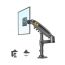 North Bayou Desk Mount, 17-27 inch Monitors, Black - h80