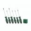 Bosch Screwdriver Set, 6 Piece - Black and Green