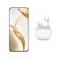 Honor 200, 512GB, 12GB RAM, 5G, Dual SIM - Black with Honor Earbud X6, IP54 Water Resistance - White